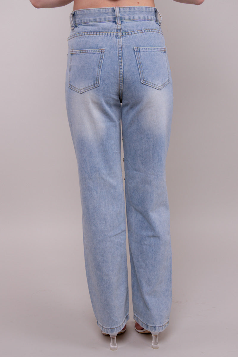 Nashville Rhinestone Denim Jeans (Small) - FINAL SALE