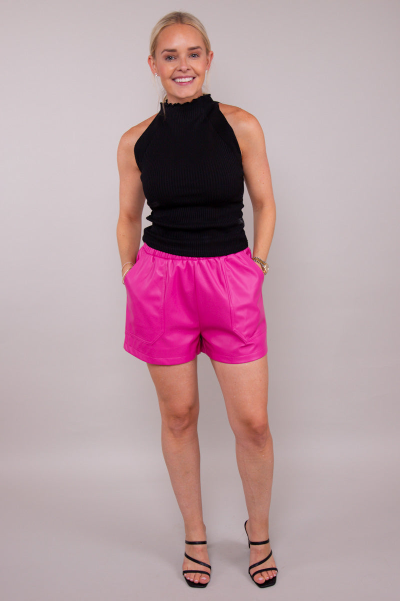 Couture City Shorts-Pink