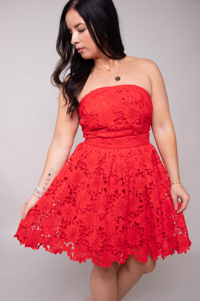 Scarlet Sway Mini Dress