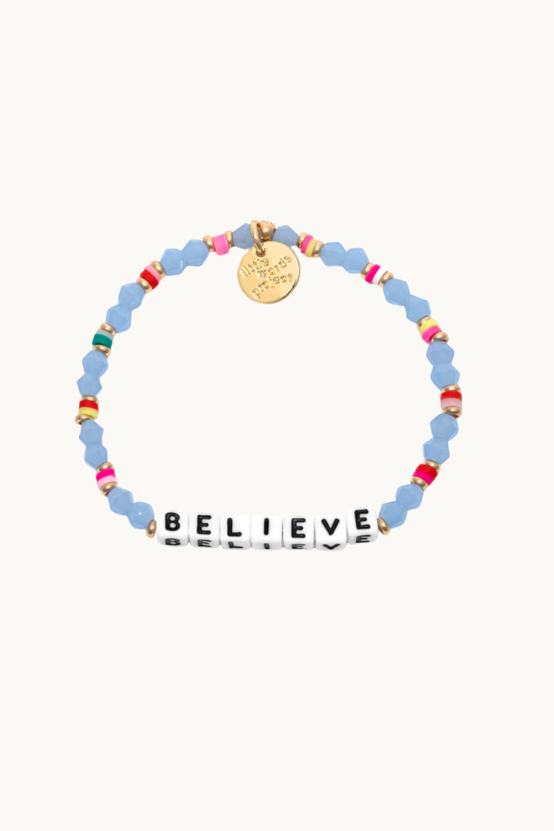 Believe- Rainbow Drops Bracelet