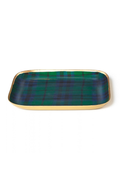 Classic Christmas Tartan Metal Trays