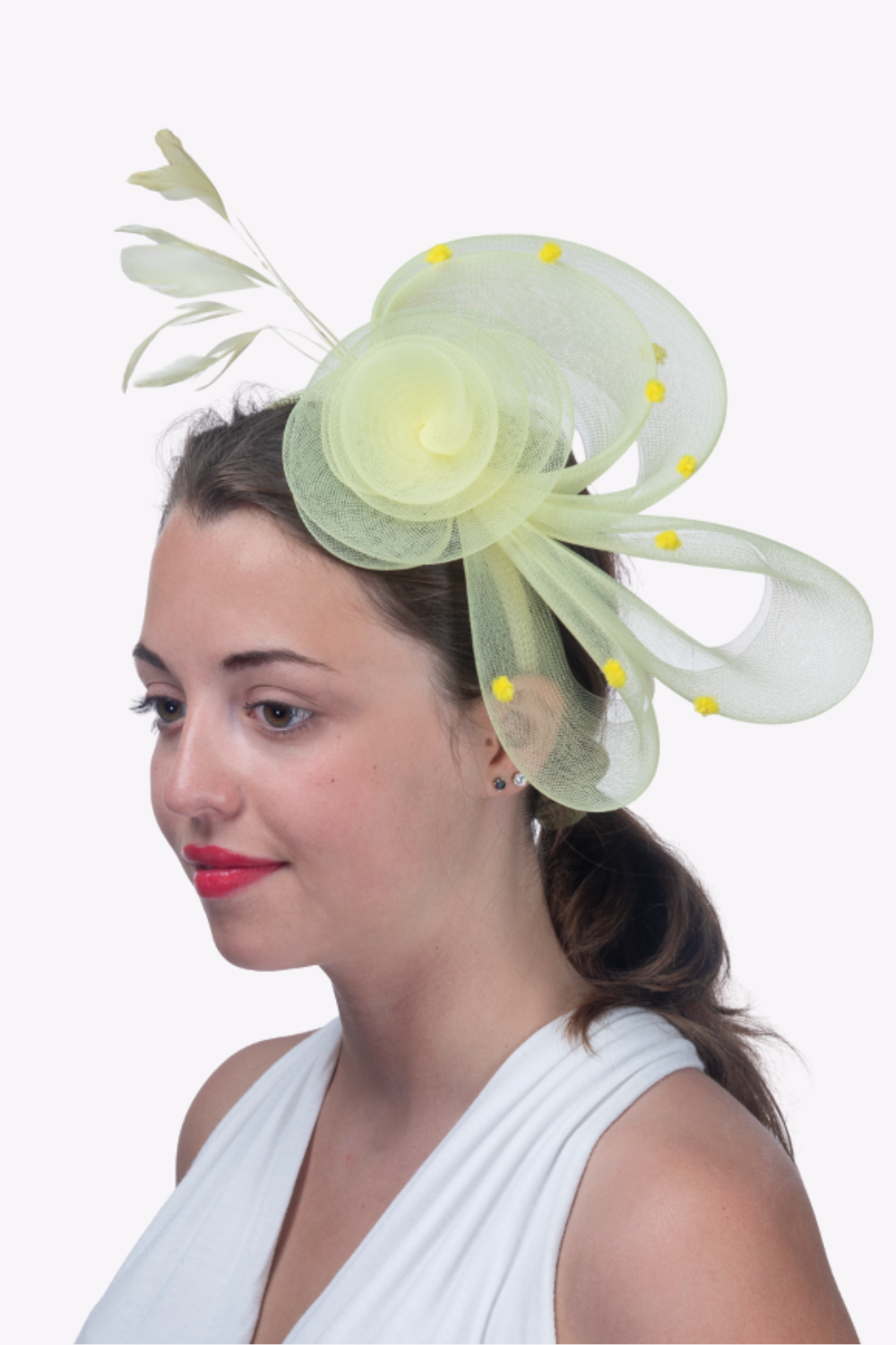 Pom and Plume Fascinator-FINAL SALE