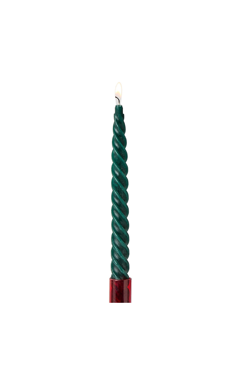 Twist Taper Candles- Set of 2