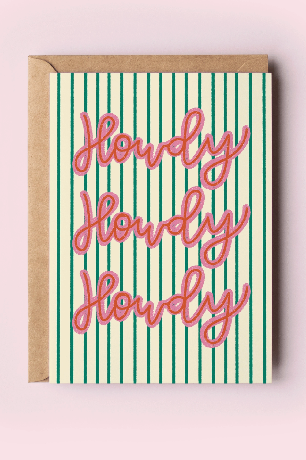 Howdy Greeting Card
