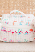 Mahjong Mosaic Quilted Cosmetic Set