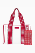 Jelly Tote Bag - Cherry Gingham