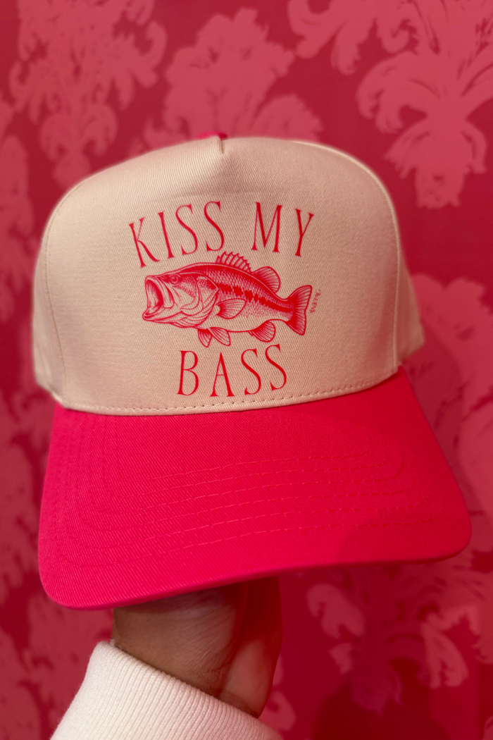 Kiss My Bass Trucker Hat