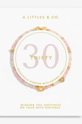 30th Birthday Bracelet