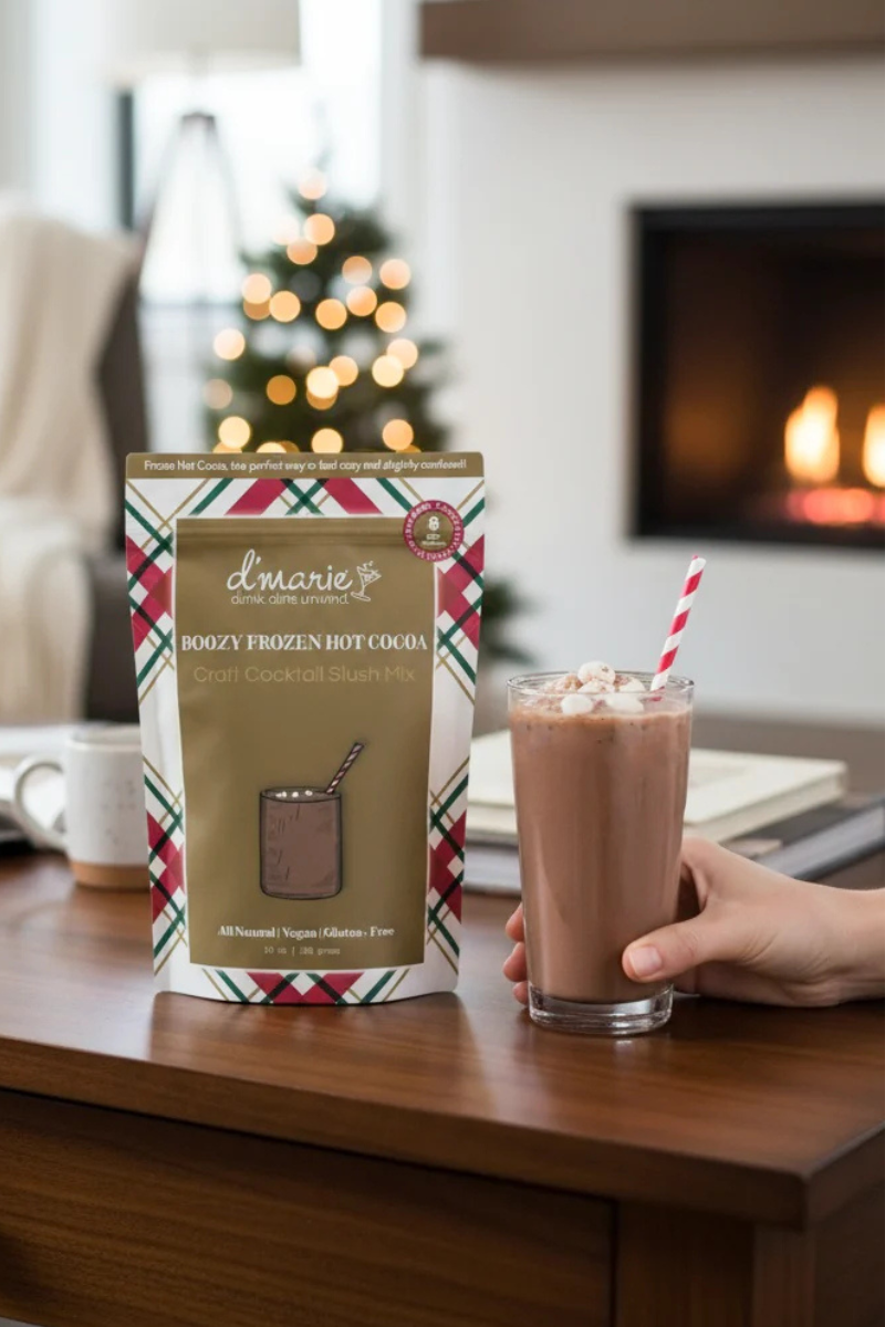Boozy Frozen Hot Cocoa Cocktail Slush Mix
