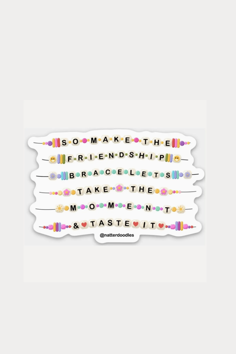 Friendship 6 Bracelets Stack Sticker