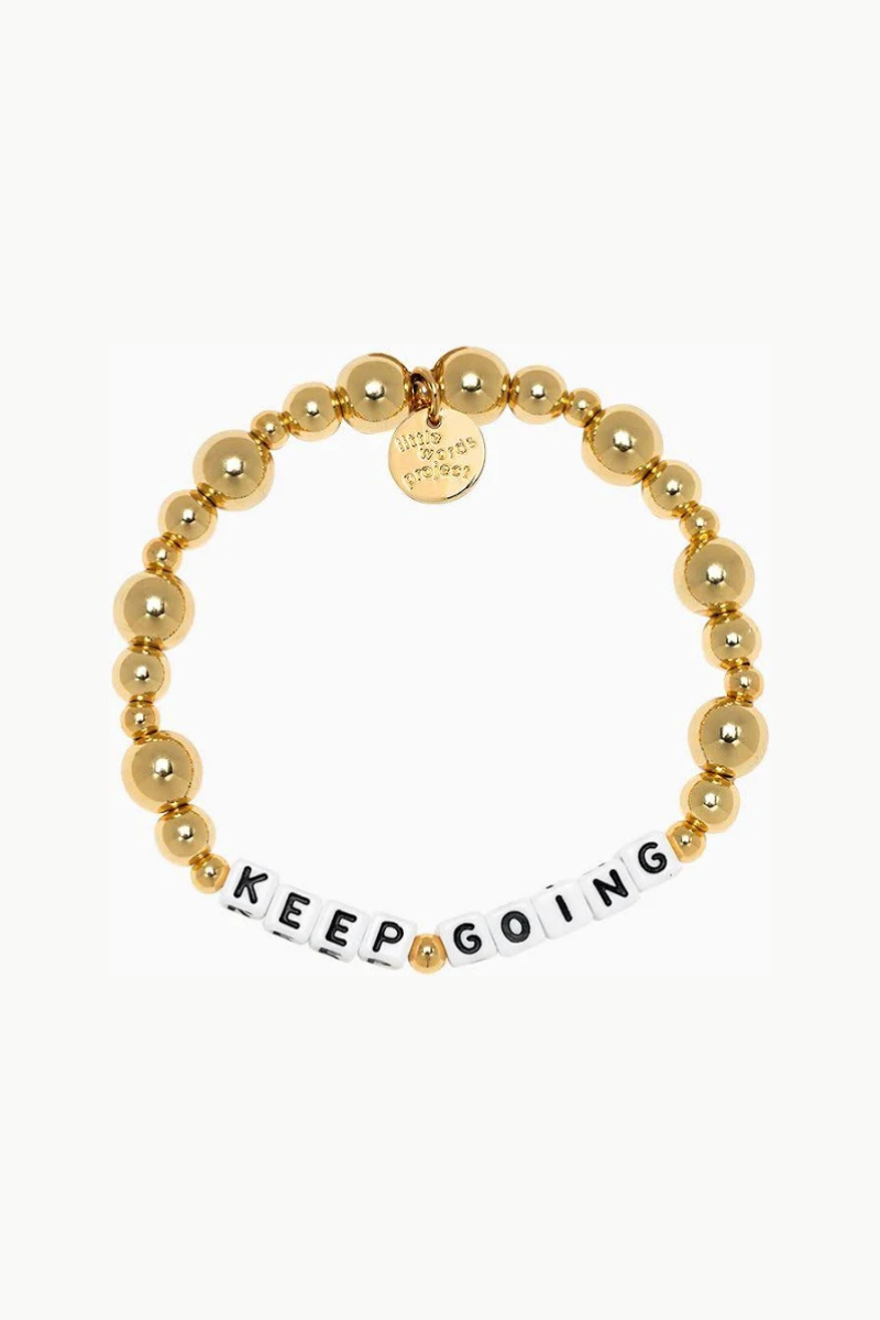 Keep Going - Gold Bubbles Bracelet