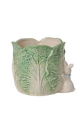 Cabbage and Bunny Vase