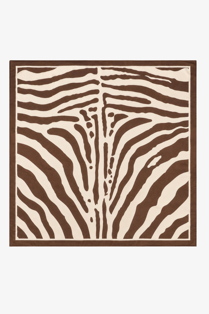 Zebra Bandana Scarf