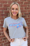 Retro America Cropped Tee