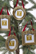 Holly Leaves Hanging Photo Frames/Ornaments