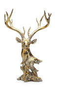 Gold Leaf Deer Centerpiece
