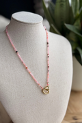 Blushing Bloom Charm Necklace