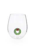 Wreath Icon Wine Glass