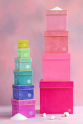 Glitterville Patisserie Square Stacking Boxes