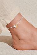 Double Heart Anklet