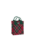 Christmas Plaid Reusable Gift Bag (Mini)