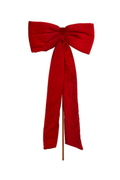Red Velvet Bow Stem