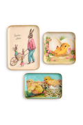 Easter Hello Metal Trays