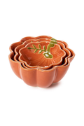 Pumpkin Tidbit Nesting Bowls - Set of 3