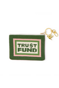 Trust Fund Needlepoint Coin / Gift Card Pouch
