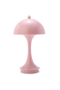 Pink Mushroom Shape LED Portable Cordless Table Lamp