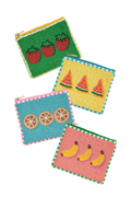 Fruit Beaded Pouch