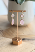 Blush Drop Earrings