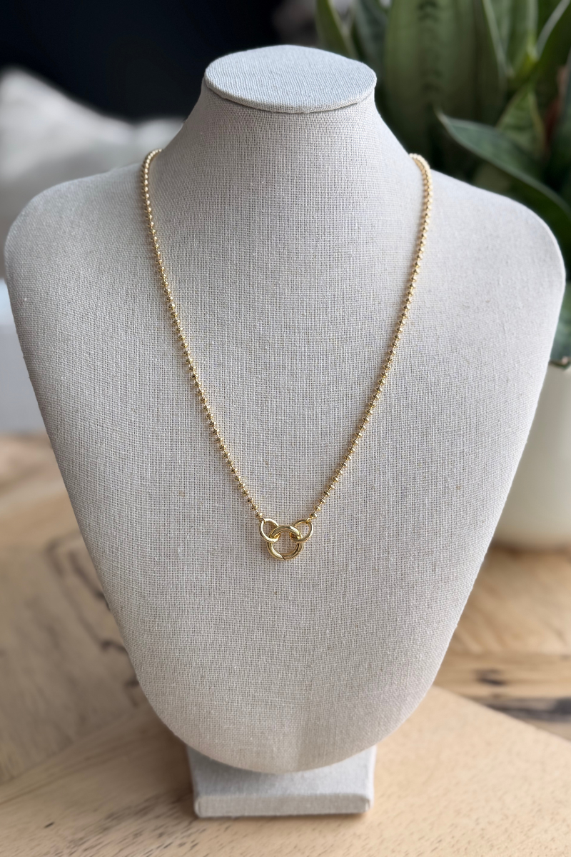 The Golden Glow Charm Necklace