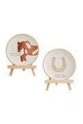 Horse Plate and Stand Set
