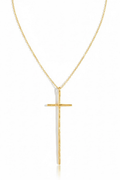 Minimal Cross Necklace
