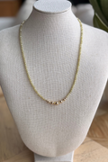 Sage Glow Beaded Necklace