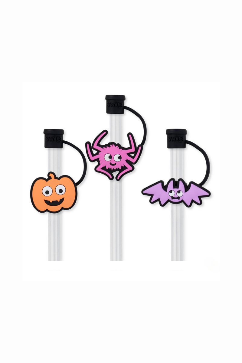 Sweet And Spooky Straw Topper Set