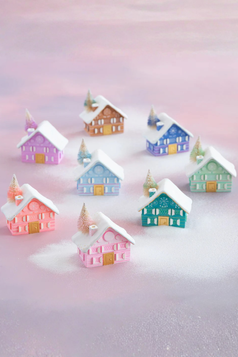 Tabletop Rainbow Chalet