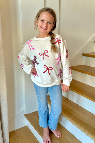 Millie Bows Sweater- Kids
