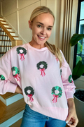 Millie Wreaths Sweater