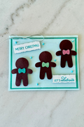 Merry Christmas, Love The Gingerbread Men Greeting Card