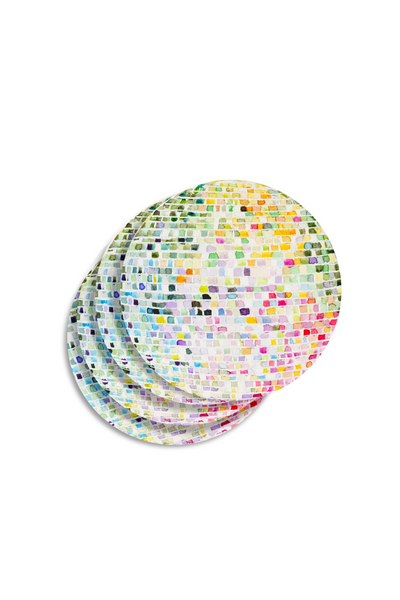 Ceramic Disco Ball Coaster Pack- Set of 4