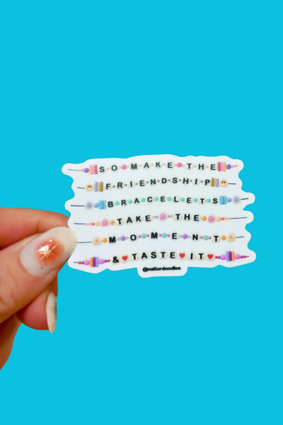 Friendship 6 Bracelets Stack Sticker