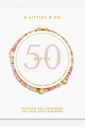 50th Birthday Bracelet