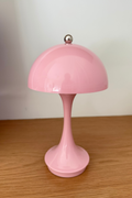 Pink Mushroom Shape LED Portable Cordless Table Lamp