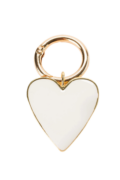 Enamel Heart Bag Charm