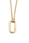 Oval Charm Holder Necklace