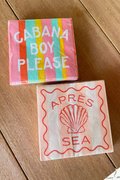 Aprés Sea Cocktail Napkins-20 Count