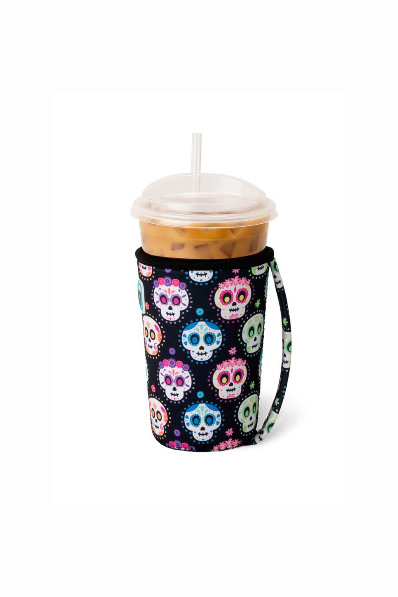 Swig Sugar Skulls Iced Cup Coolie (22oz)