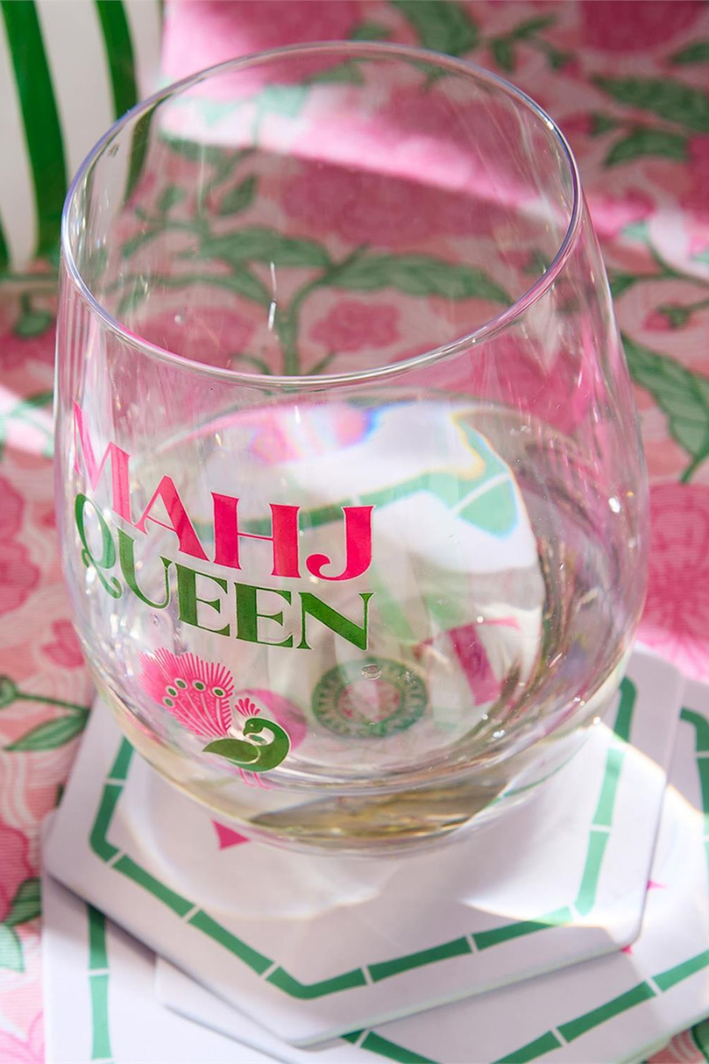 Mahj Stemless Wine Glass